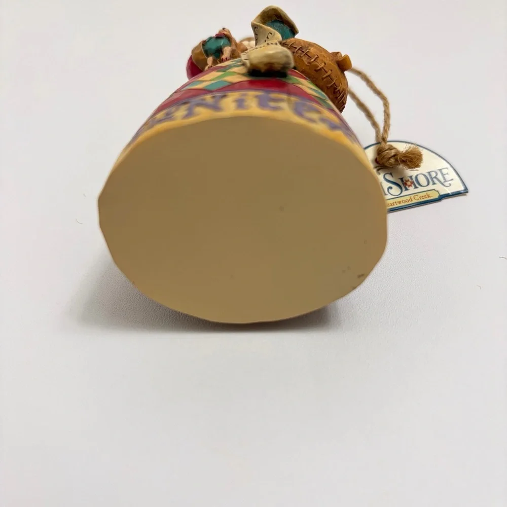 Jim Shore | Naughty or Nice Santa Ornament Double Sided